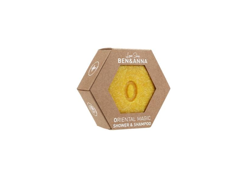 Ben & Anna Festes Duschmittel 2in1 LOVE Soap Oriental Magic Naturkosmetik-Shampoo und Duschseife in einem mit erfrischenden Kräutern des Orients