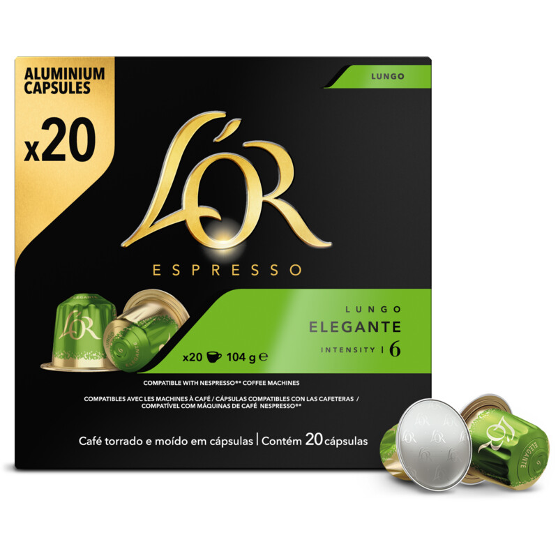L'OR Espresso lungo elegante capsules