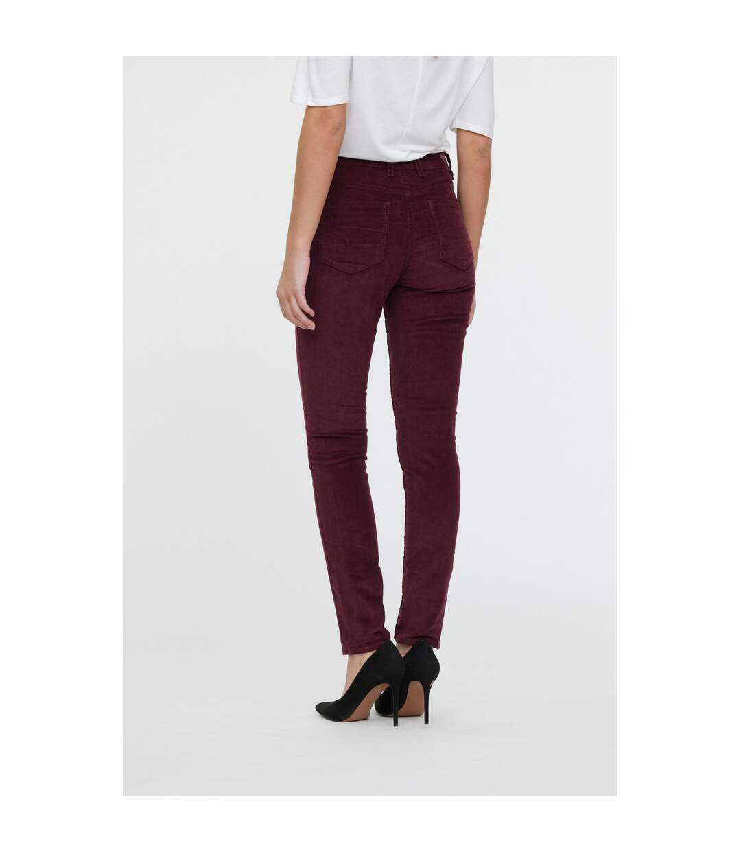 Pantalon femme manches 32 coton  LC135