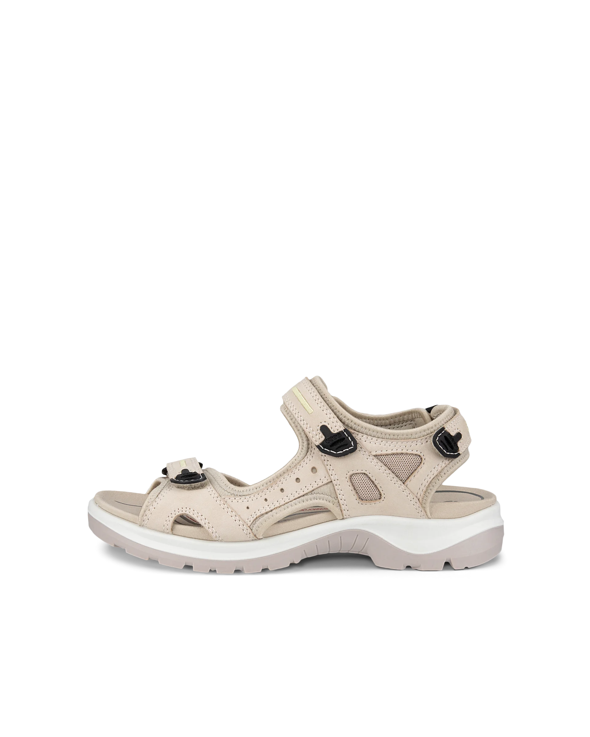 ECCO OFFROAD Damen Trekkingsandale aus Nubukleder Beige