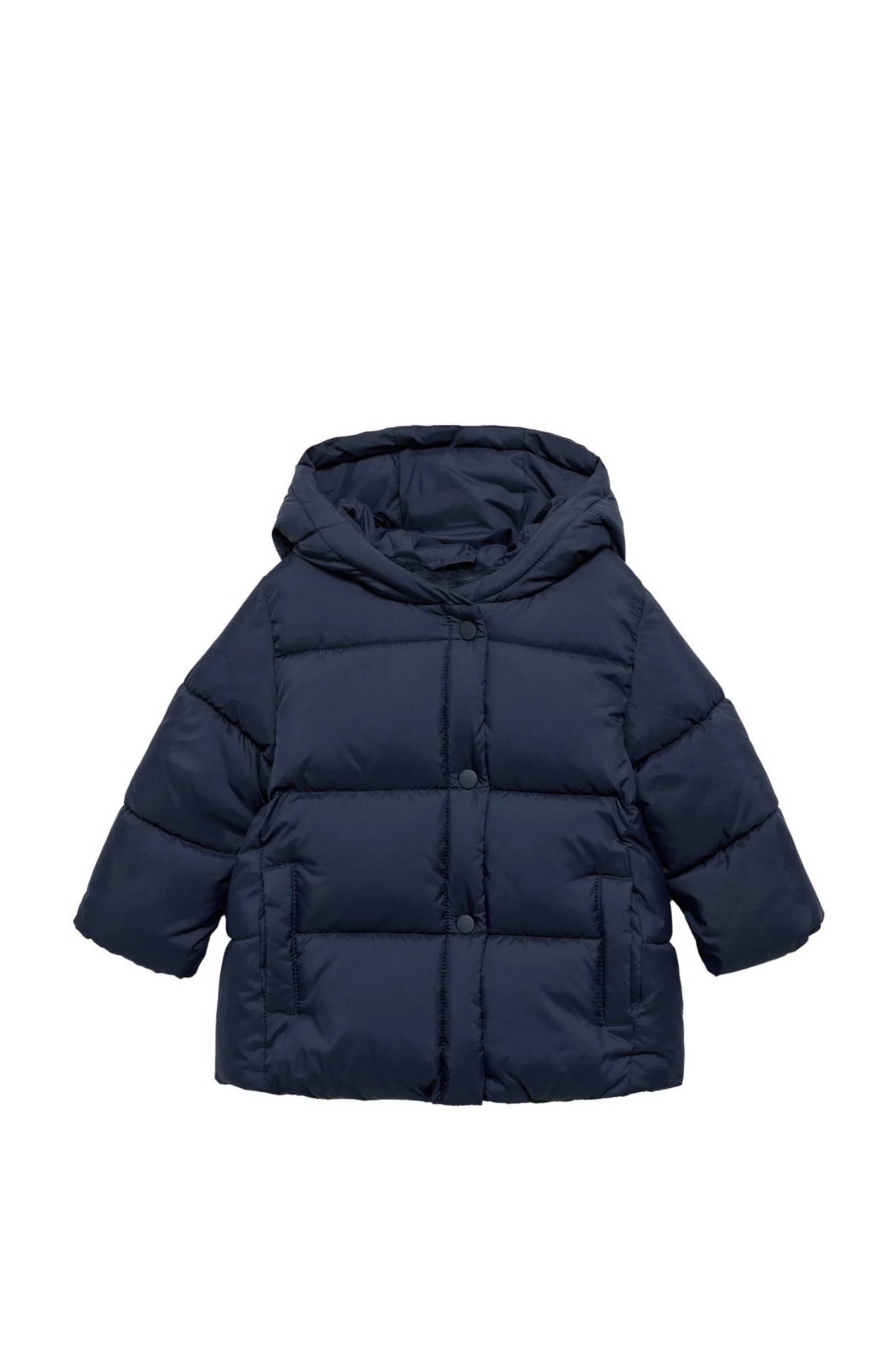 Mango Kids winterjas donkerblauw
