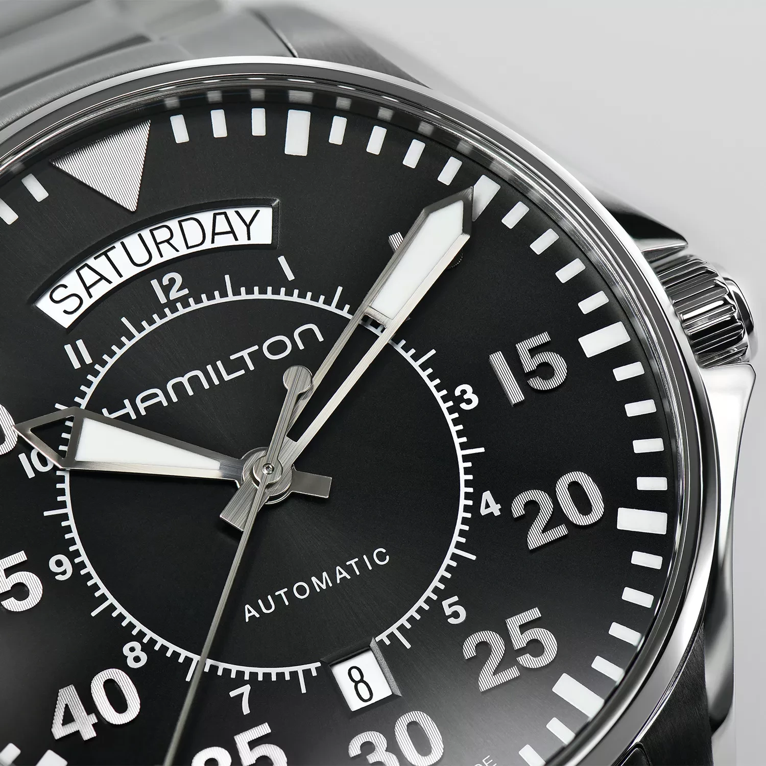 Hamilton Khaki Aviation Pilot Day Date Auto H64615135