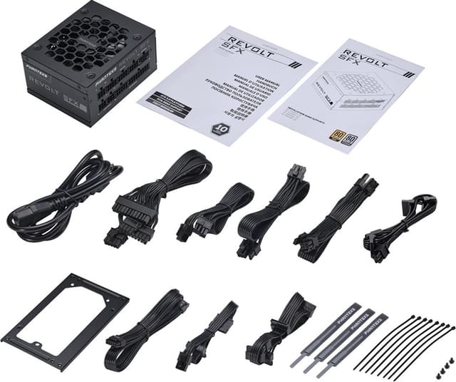 Phanteks Revolt 850W strømforsyning (sort)