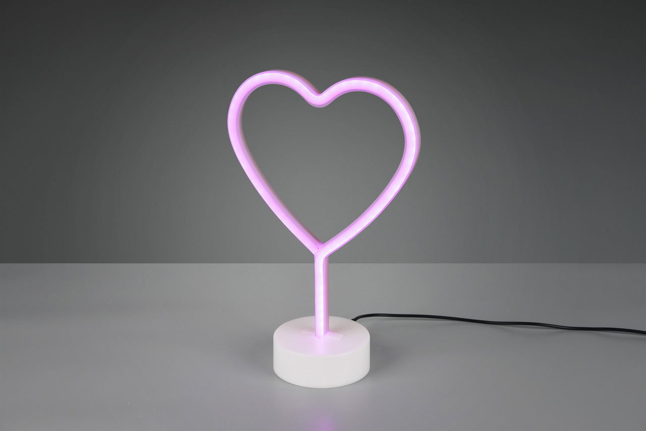 Reality Leuchten LED-Tischleuchte HEART FUN