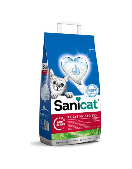 Sanicat Aloe Vera - Kattenbakvulling - 4 l