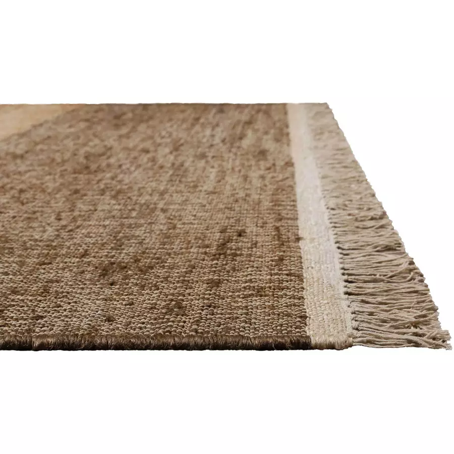 Green Looop Handweb-Teppich Vito beige, braun
