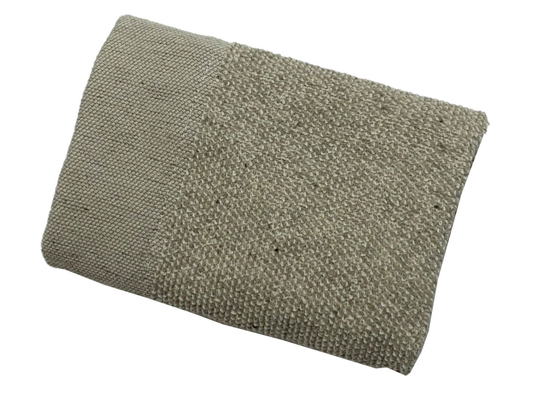 LENÇOL DE BANHO ALGODÃO LINHO 500G/M2 CRÚ 100X150CM