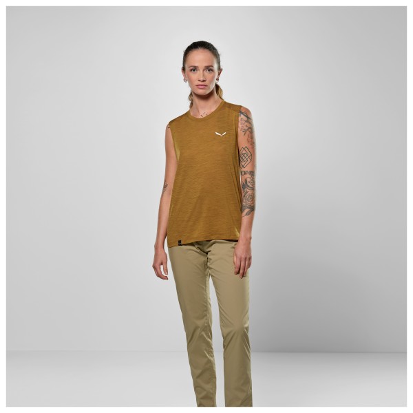 Salewa - Women's Eagle Minilogo Alpine Merino Tank Top - Haut en mérinos