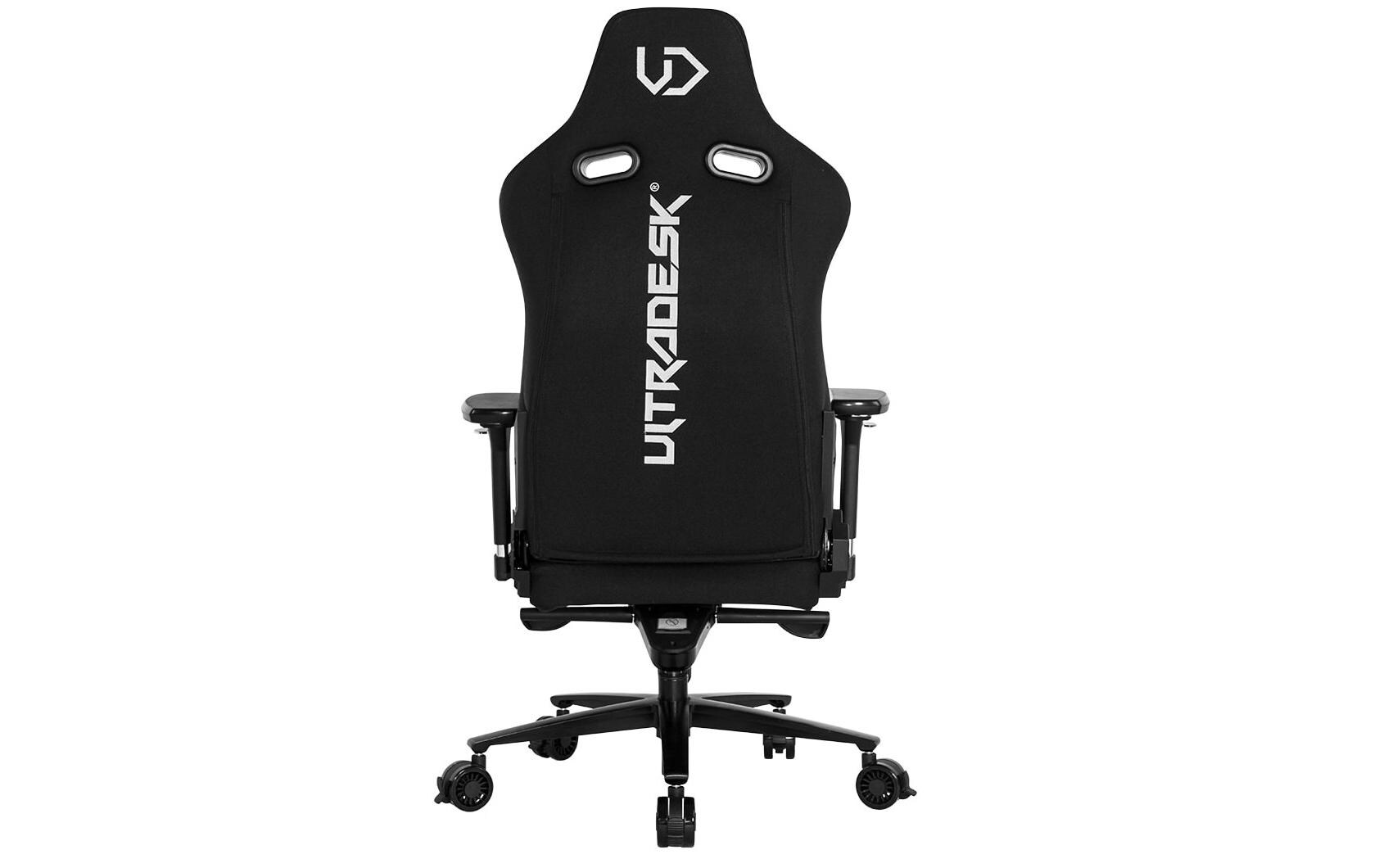 Gaming-Stuhl Throne Schwarz<br>Gaming-Stuhl aus Stoff mit 140 kg Belastbarkeit