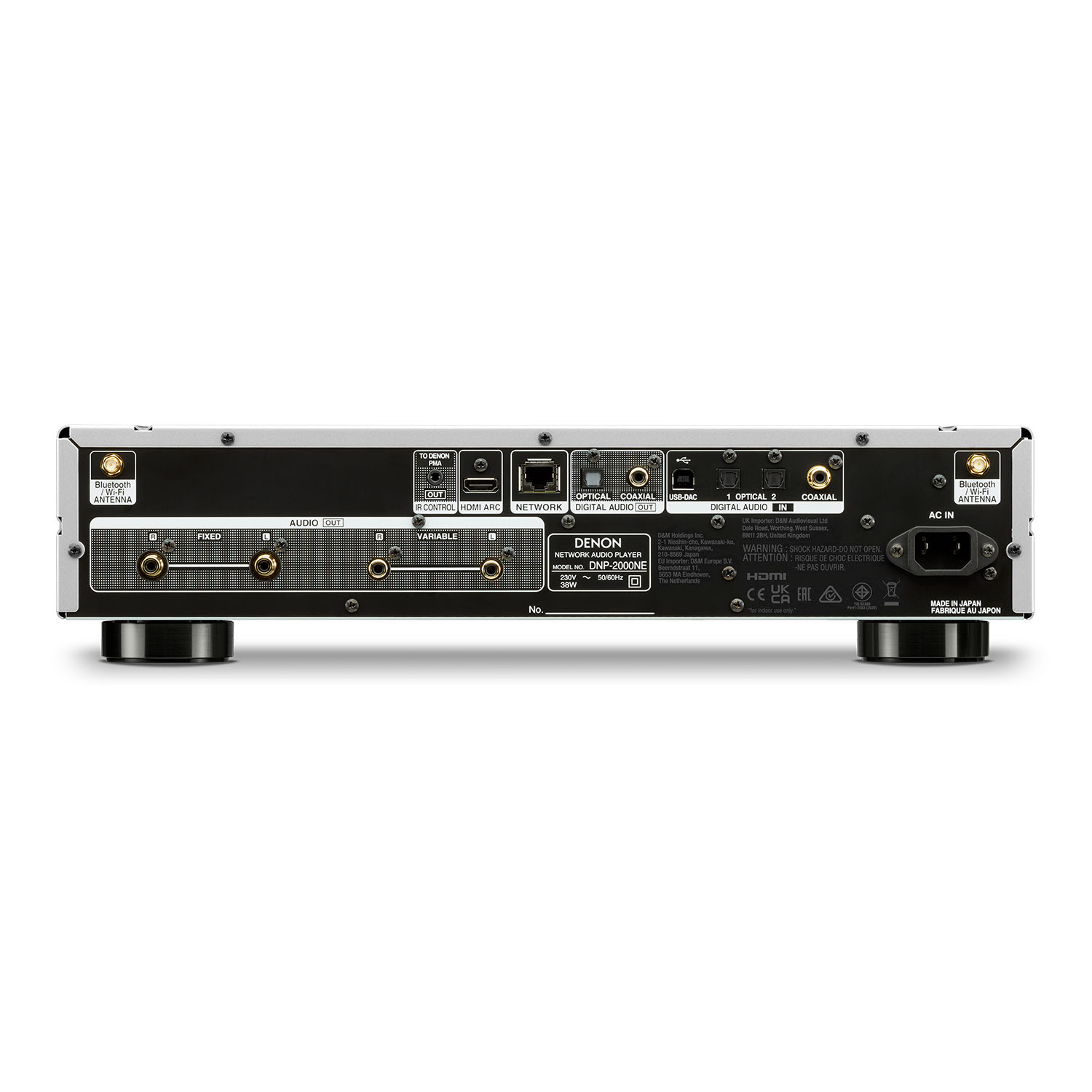 Denon DNP-2000NE – HEOS en digitale voorversterker in één apparaat Premium Silver