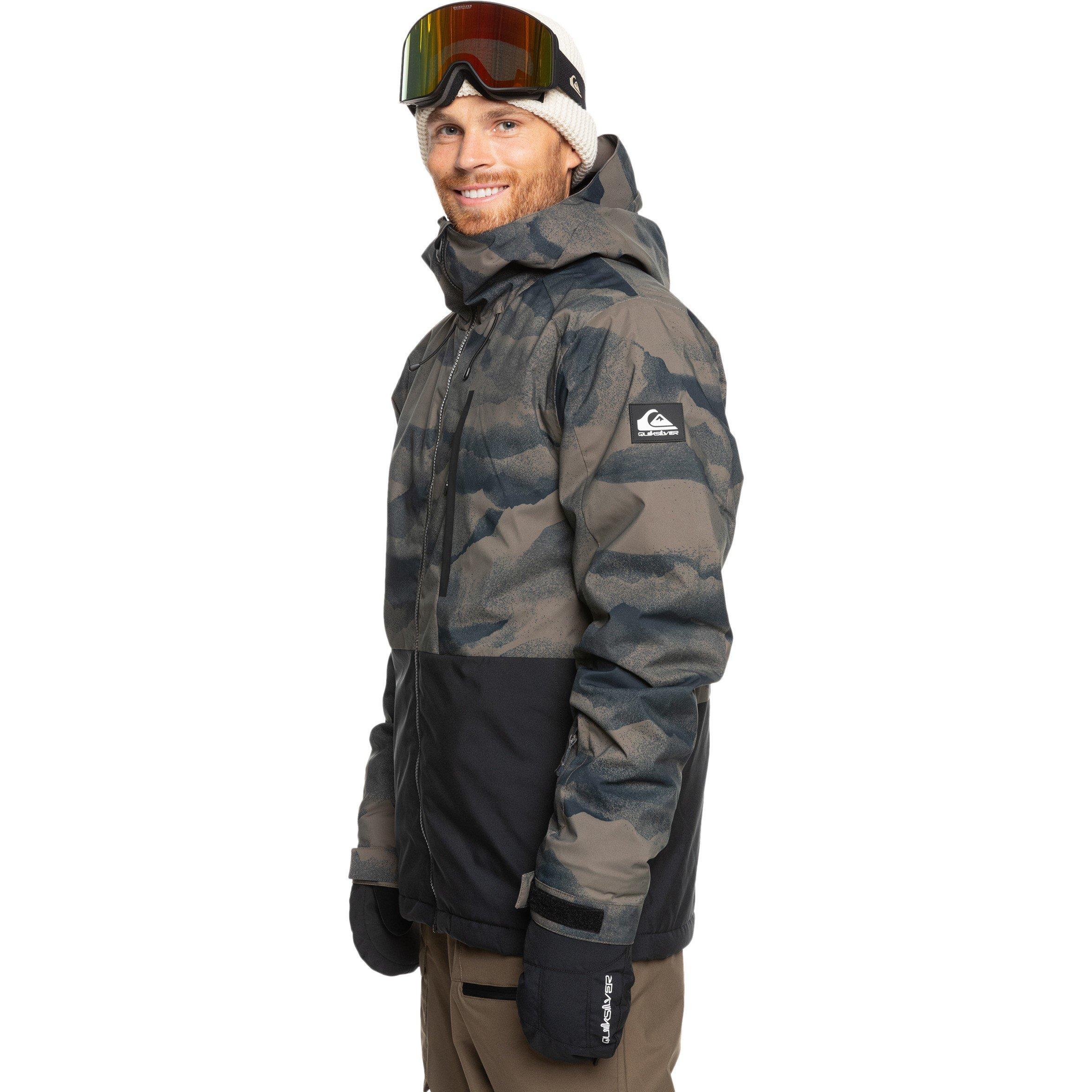Quiksilver Mission Print Ski Jacket Mens