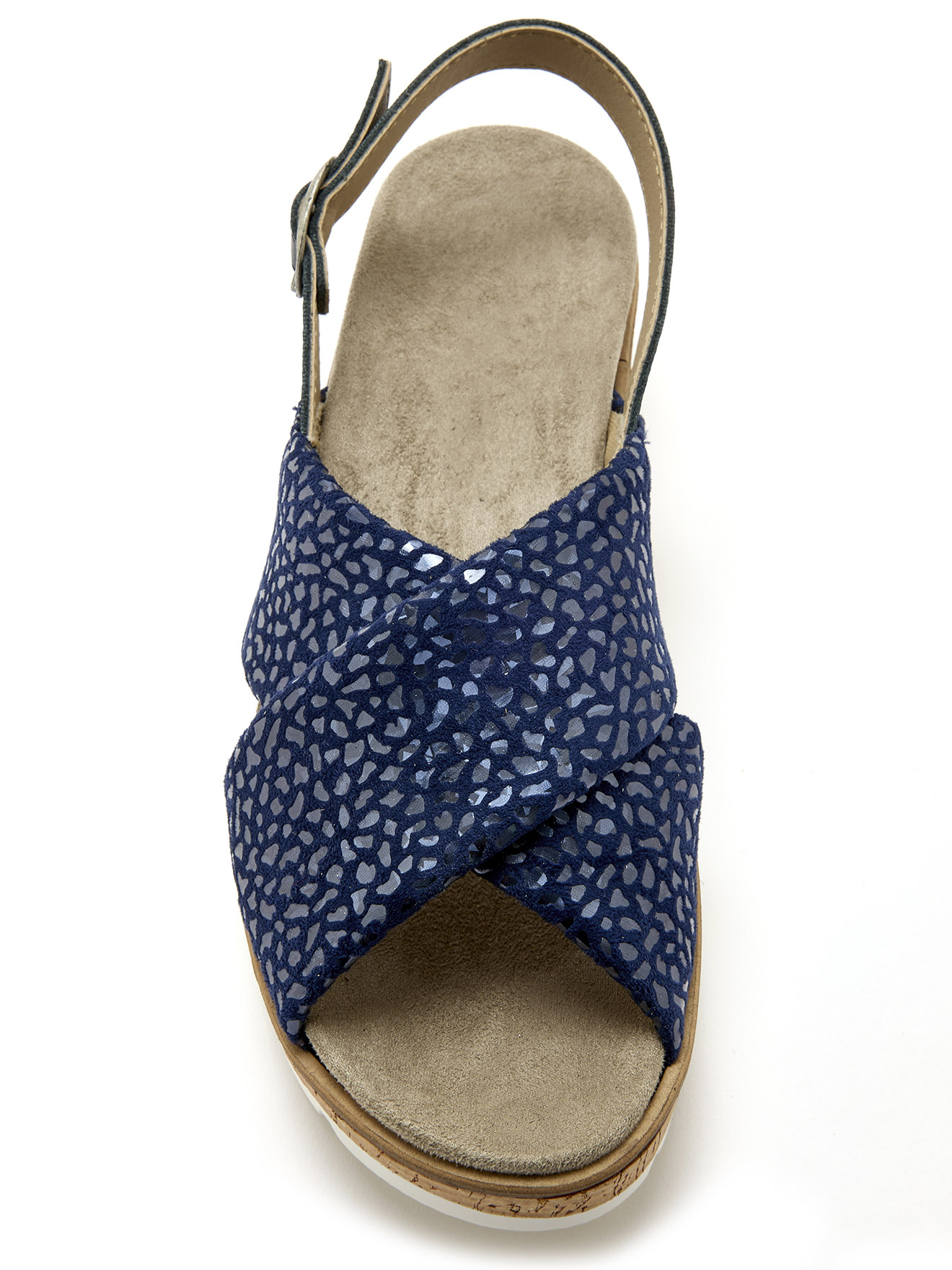 Sandales extensibles doublées cuir