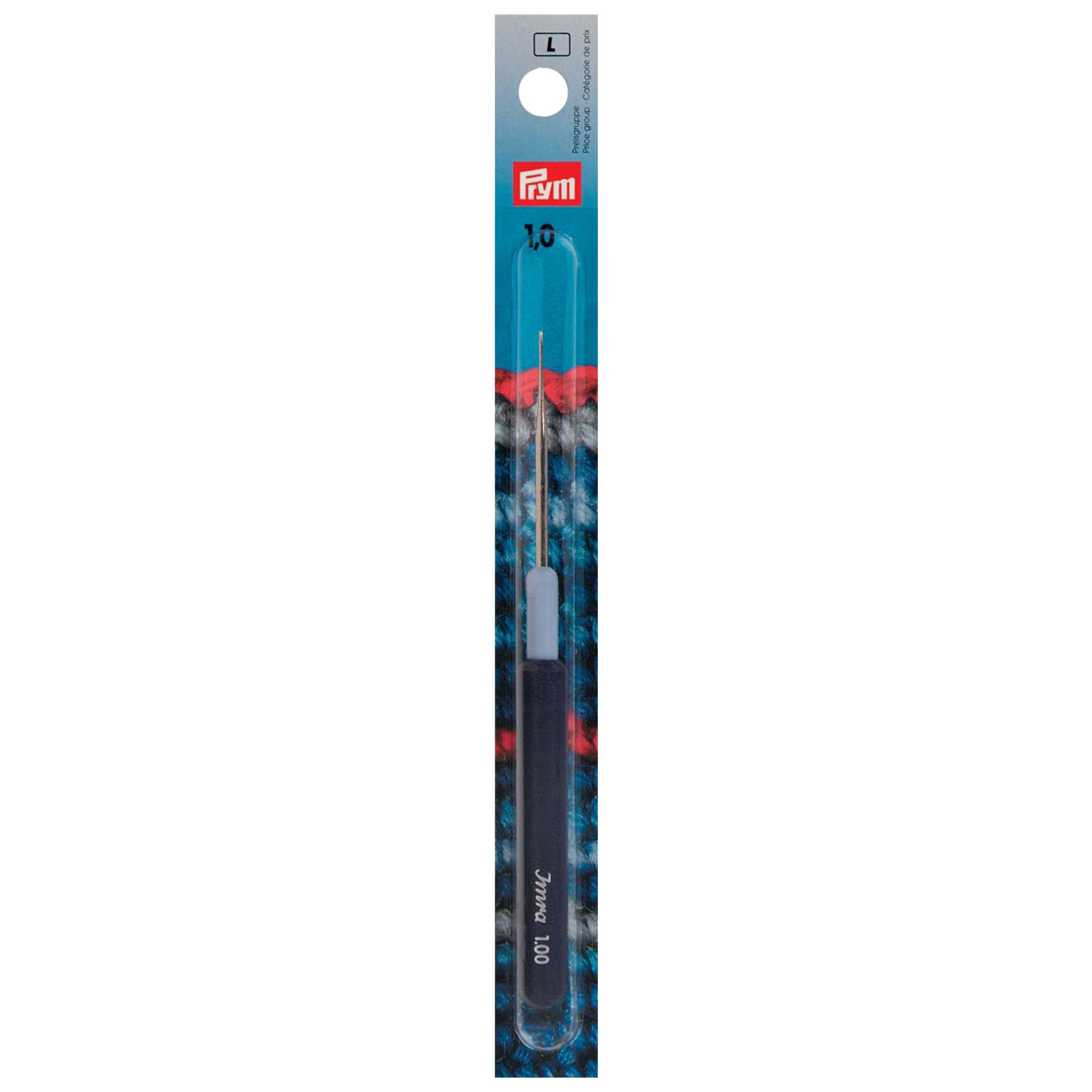 Häkelnadel - für Wolle - Durchmesser 1 mm