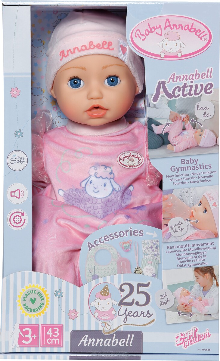 Baby Annabell - Interaktiv Dukke - 43 CM