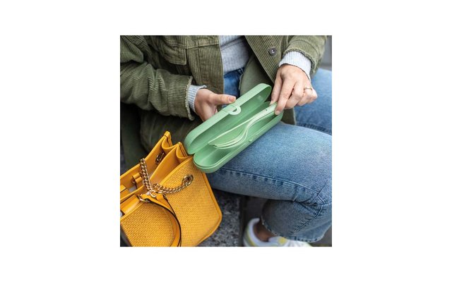 Koziol Besteck Etui + Besteckset KLIKK READY 2er-Set