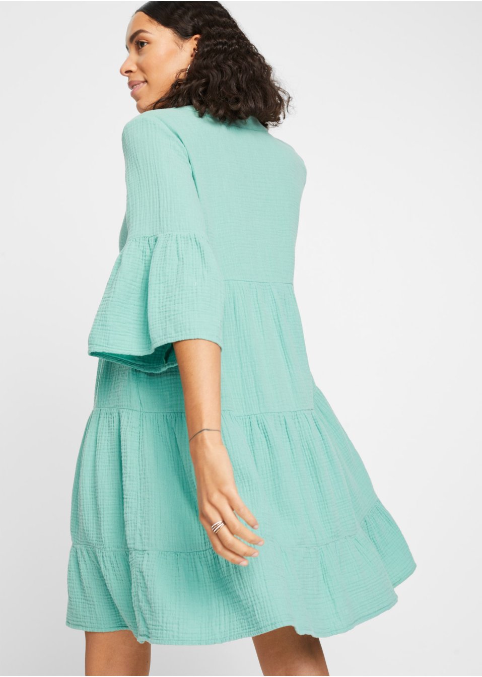 Robe-tunique en mousseline