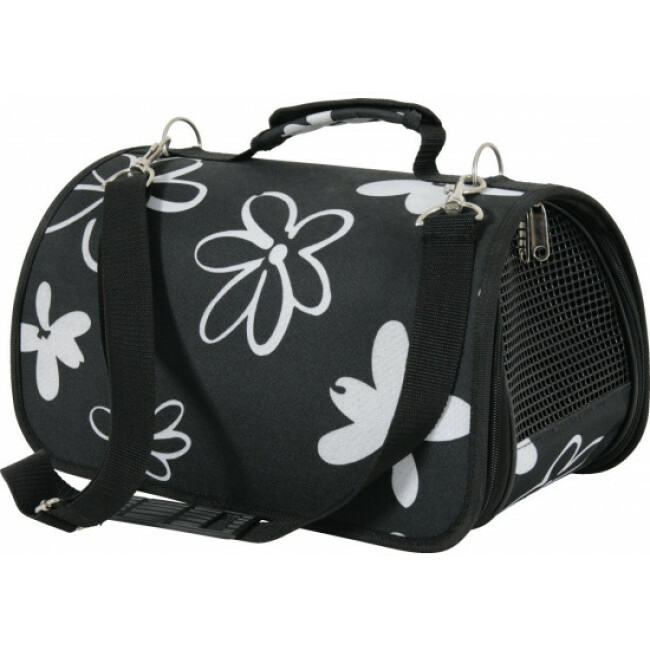 Panier de transport à motifs Flower Zolux pour chien