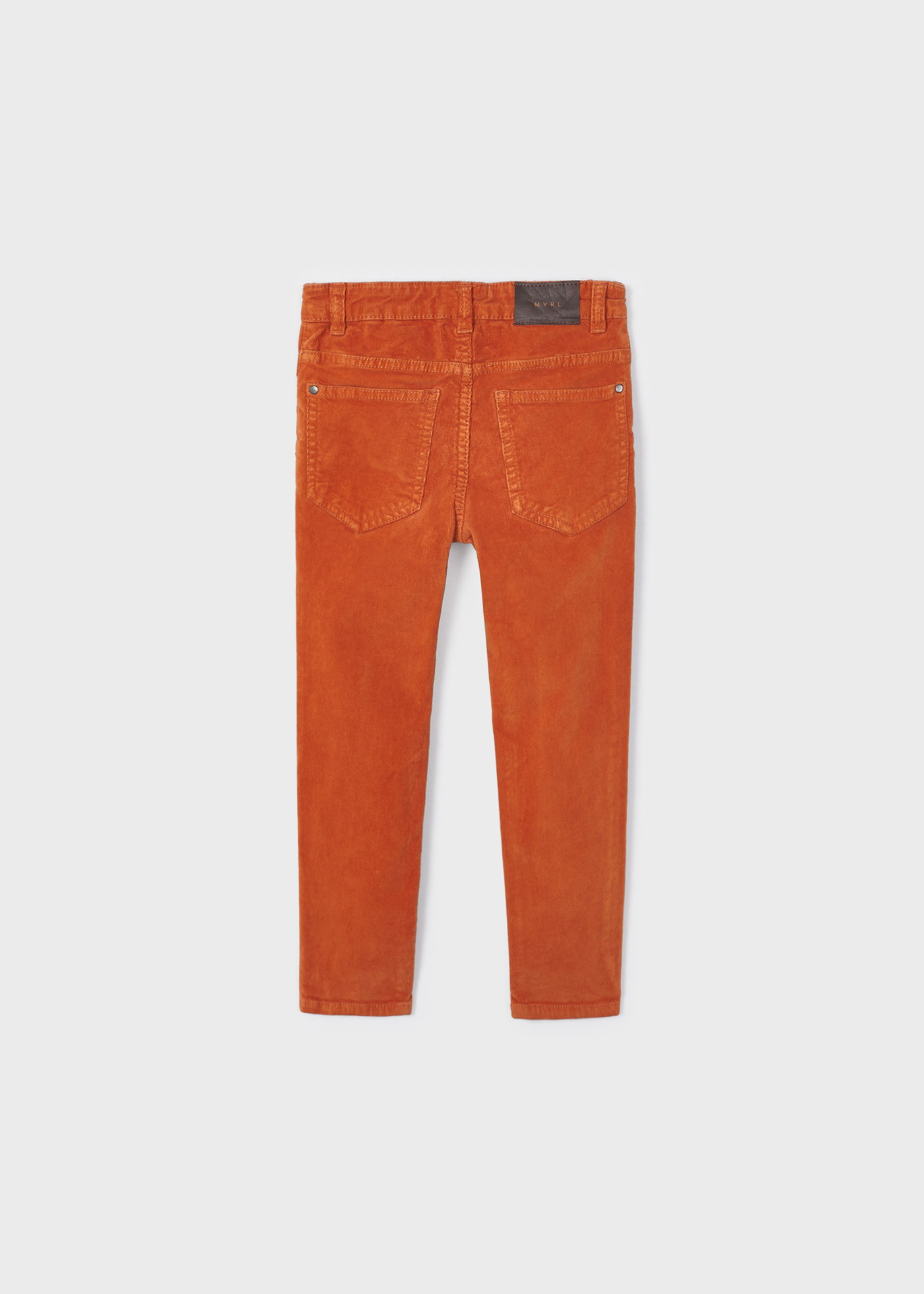 Calças de veludo cotelê slim fit Better Cotton para meninos
