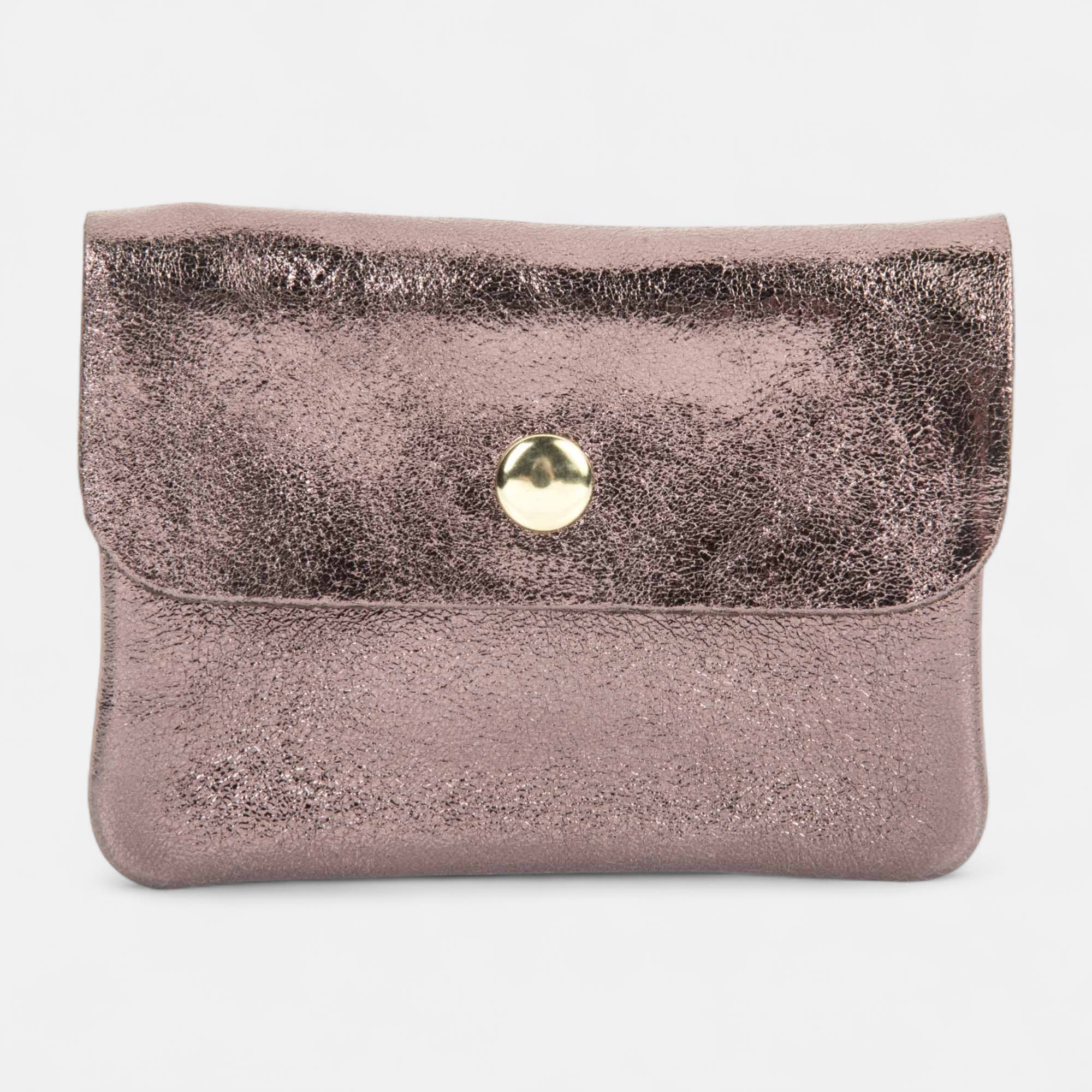 Petite maroquinerie en cuir marron