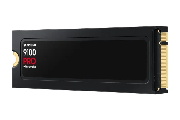 Samsung 9100 PRO MZ-VAP1T0 - SSD - krypteret - 1 TB - med køleplade - intern - M.2 2280 - PCI Express 5.0 x4 (NVMe) - 256-bit AES - TCG Opal Encryption 2.0 - sort
