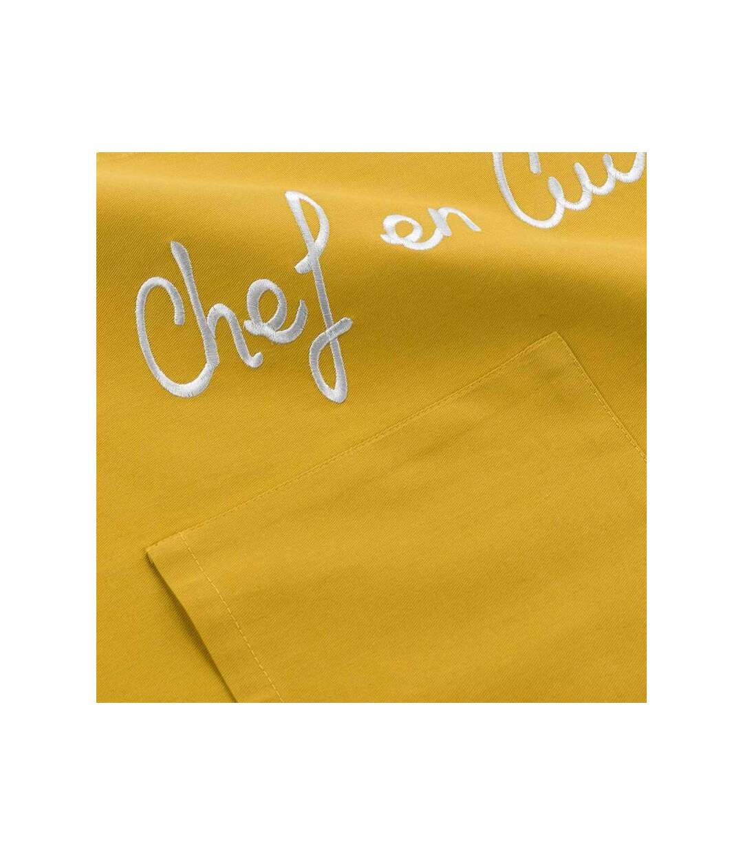 Tablier de Cuisine Cuistot 84cm Jaune