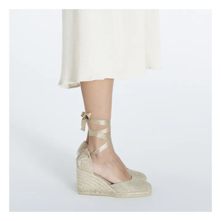 Castaner Espadrilles Carina Lurex | Doré