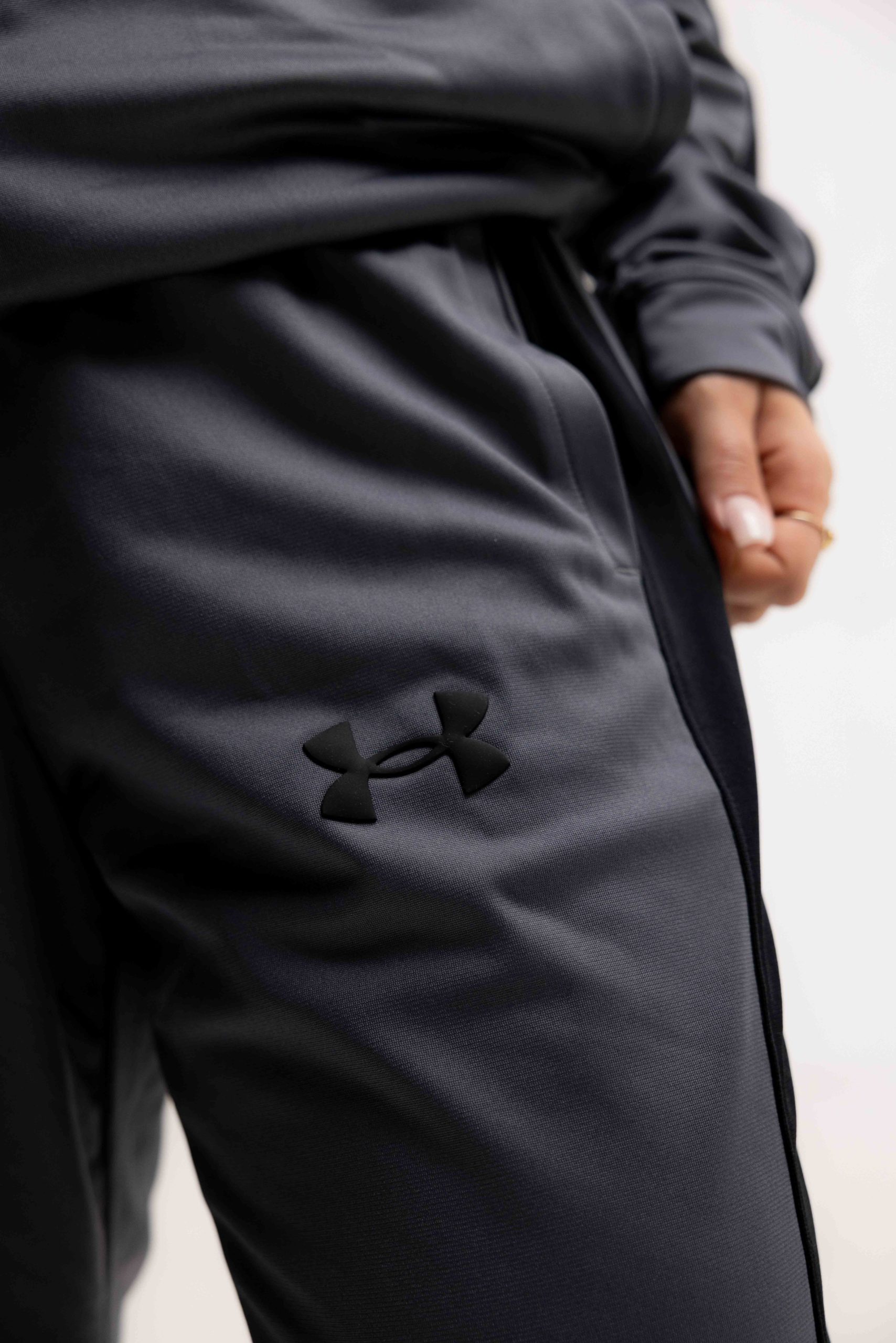 Under Armour Rival Knit Trainingspak Dames Grijs