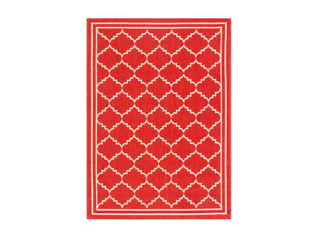 Tapis Red & Beige 122 X 170 cm - Oriah