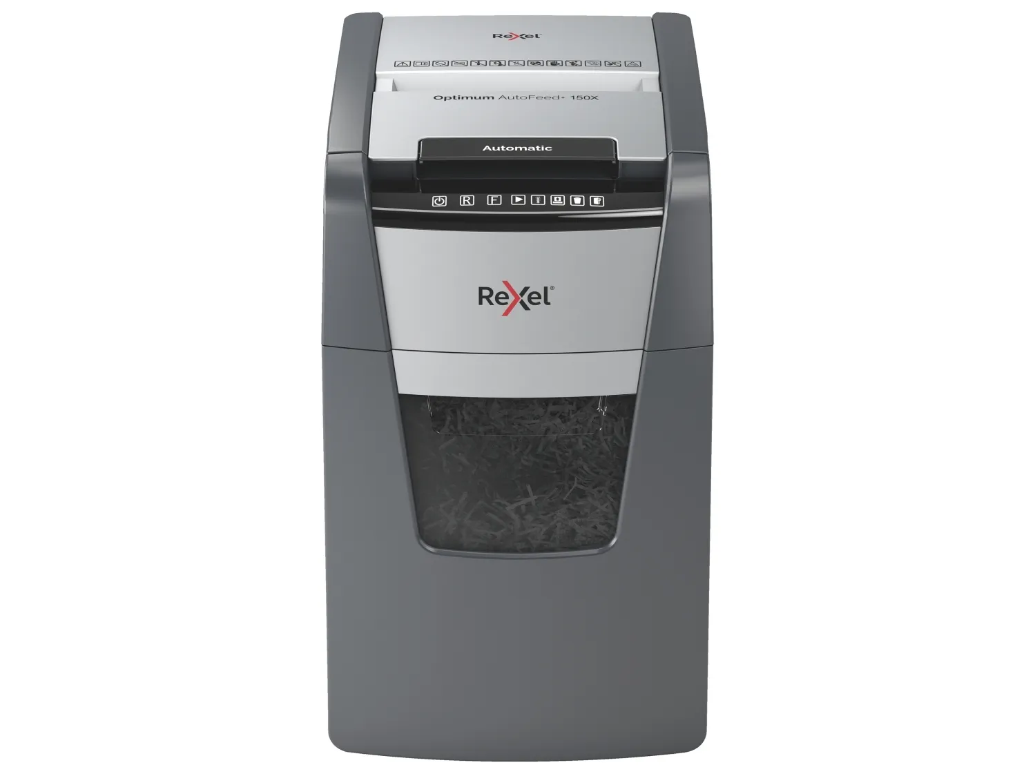 Makulator Rexel Optimum AutoFeed  150X krydsmakulering 4x28 mm (P-4)