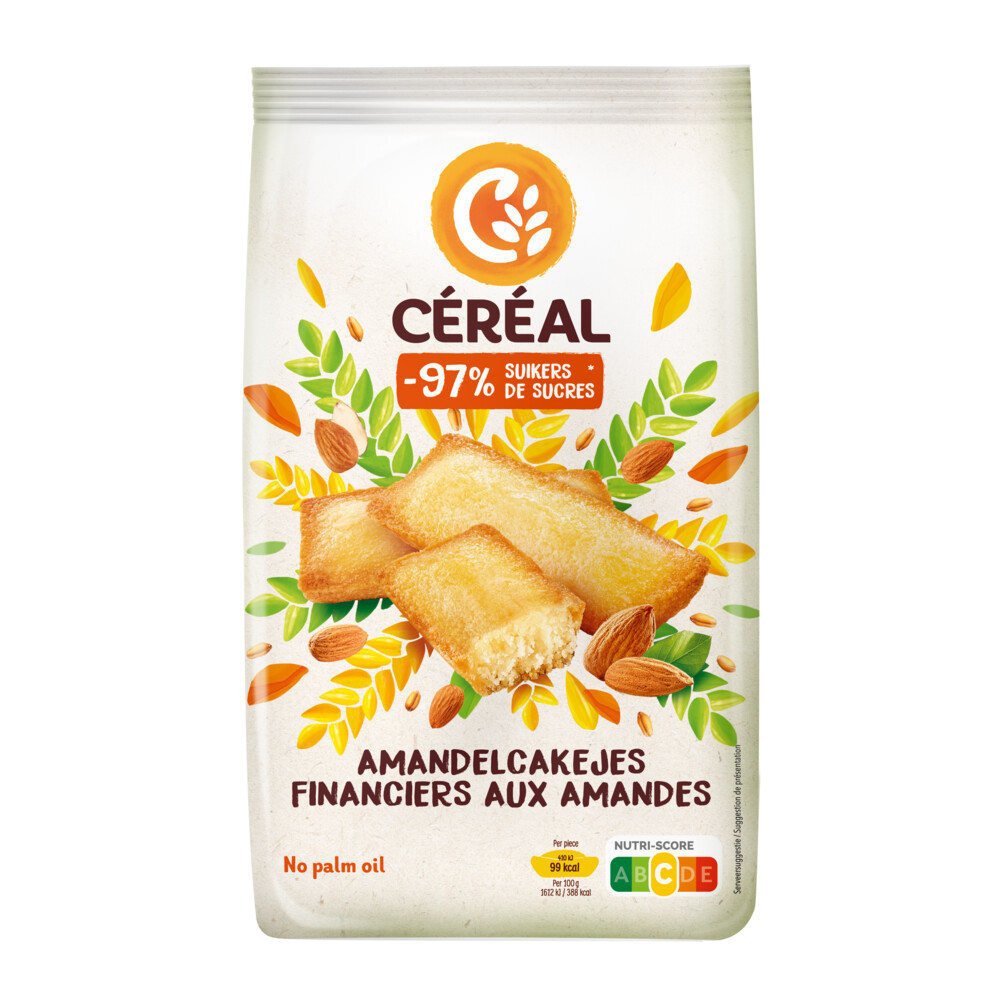 3x Céréal Amandelcakejes 175 gr