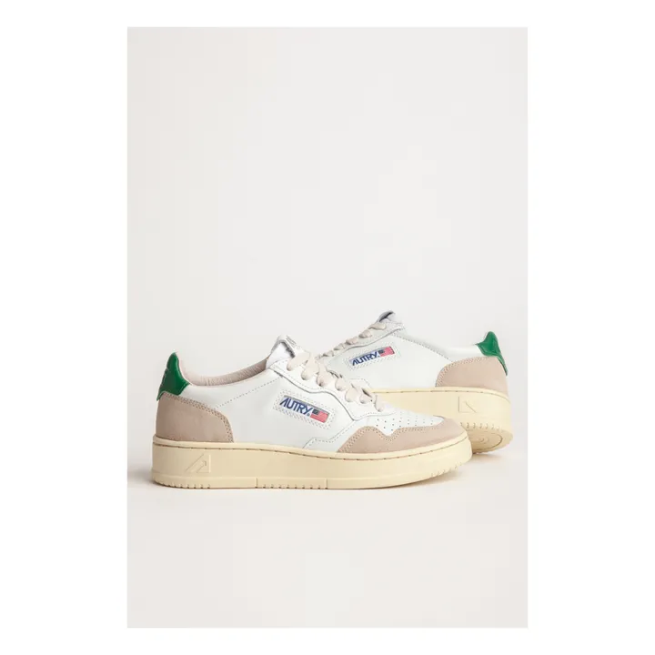 Autry Baskets Medalist Low Cuir/Suède | Vert