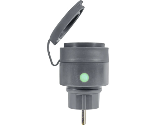 Ledvance Smart WiFi Compact Buitenstopcontact, antraciet