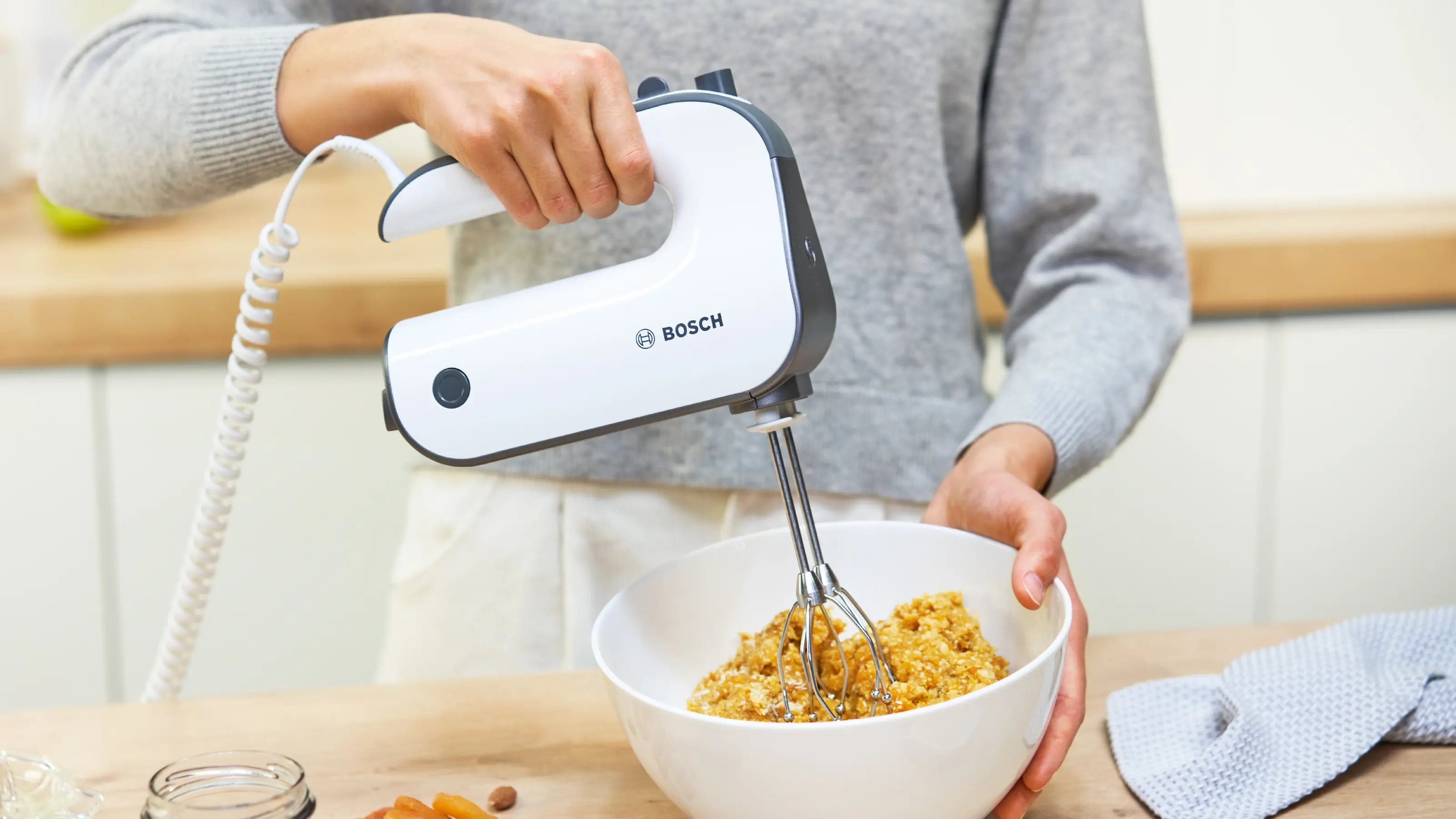 Handmixer MFQ4 850 W Wit, Donker zilver MFQ49700