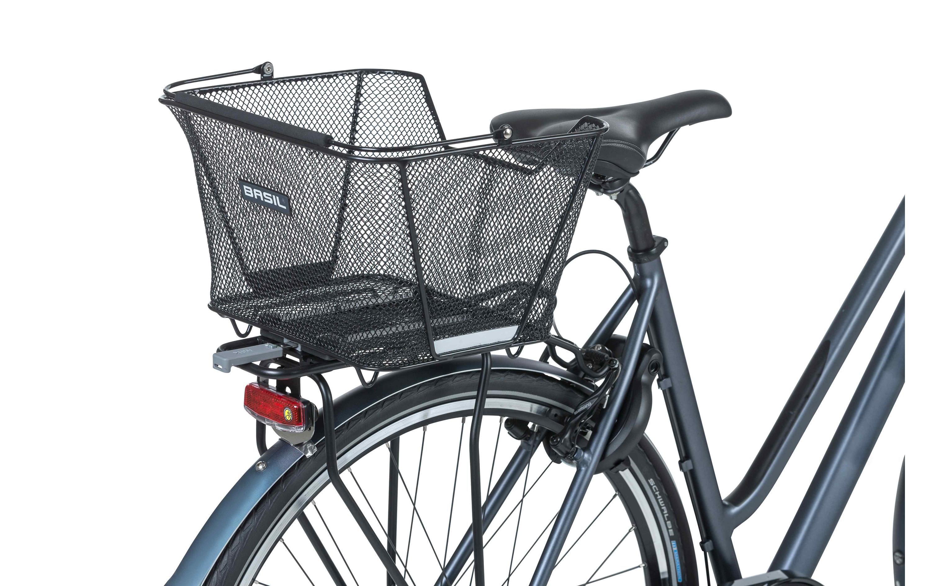 Velokorb Lesto SchwarzFahrradkorb für hinten