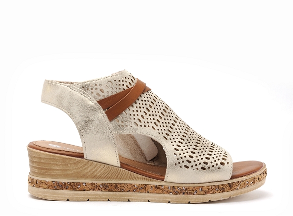 Remonte nu pieds talons femme d3075 or