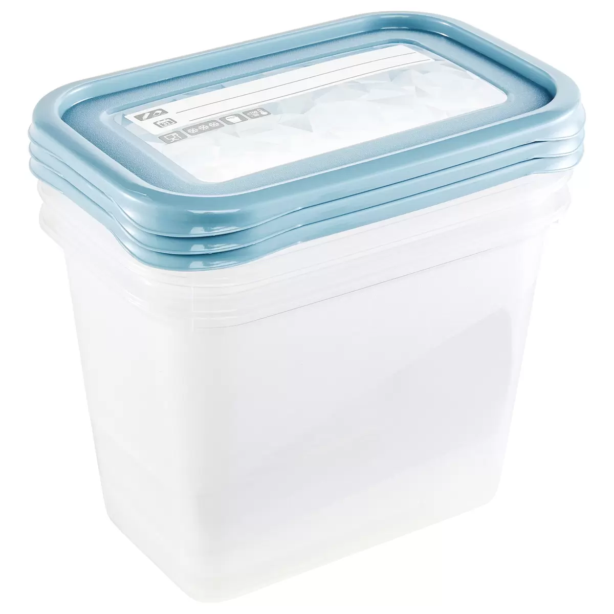 Frischhaltebox 3er Set Mia Transparent