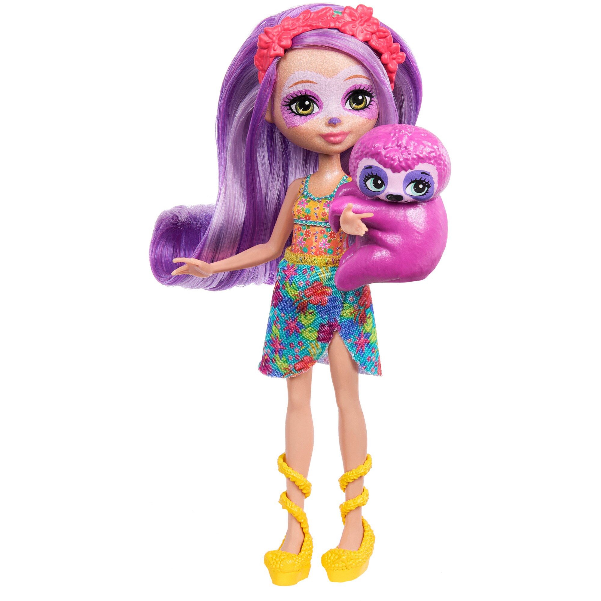 Mattel Puppe Enchantimals Sabindra Sloth