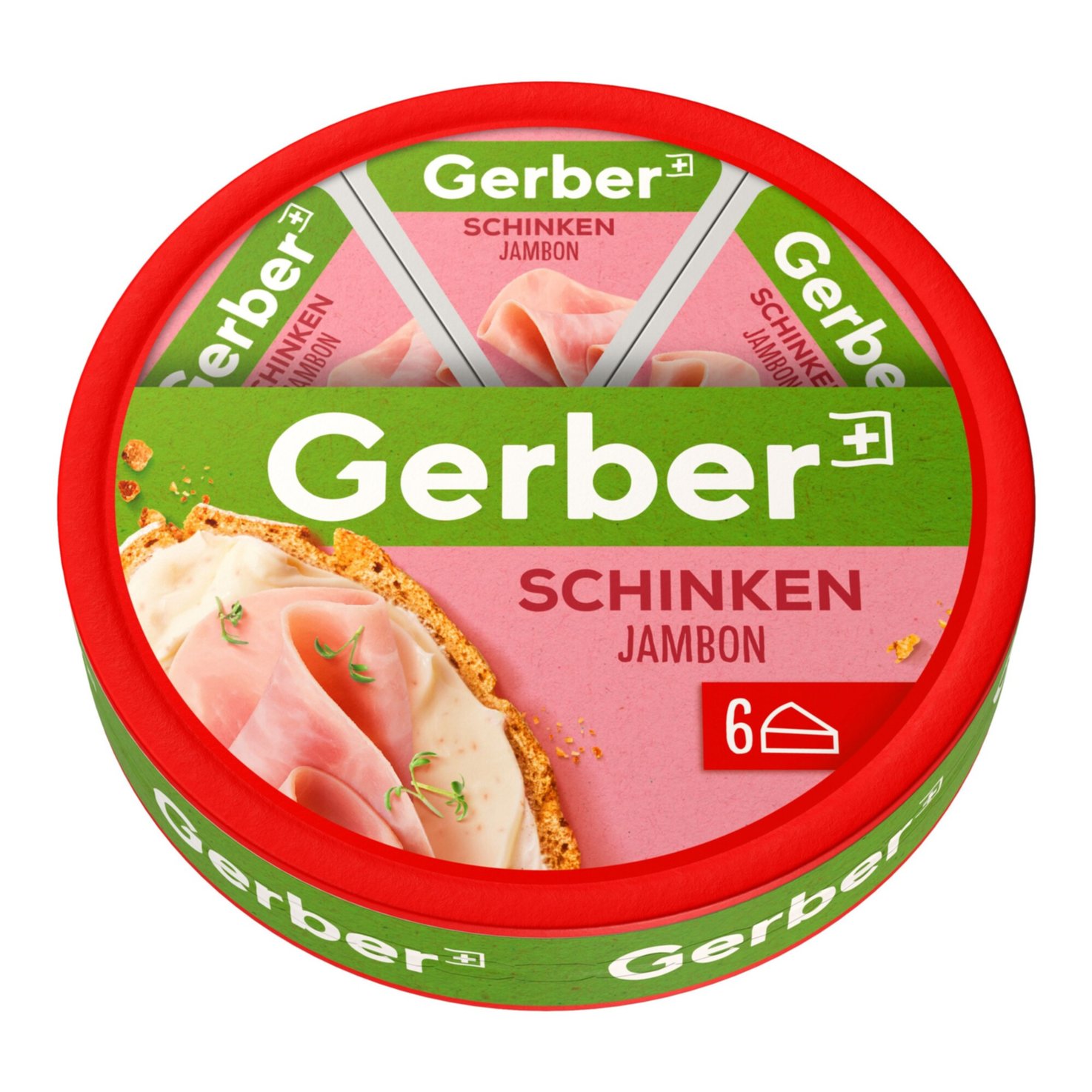 Gerber Streich-Schmelzkäse Schinken