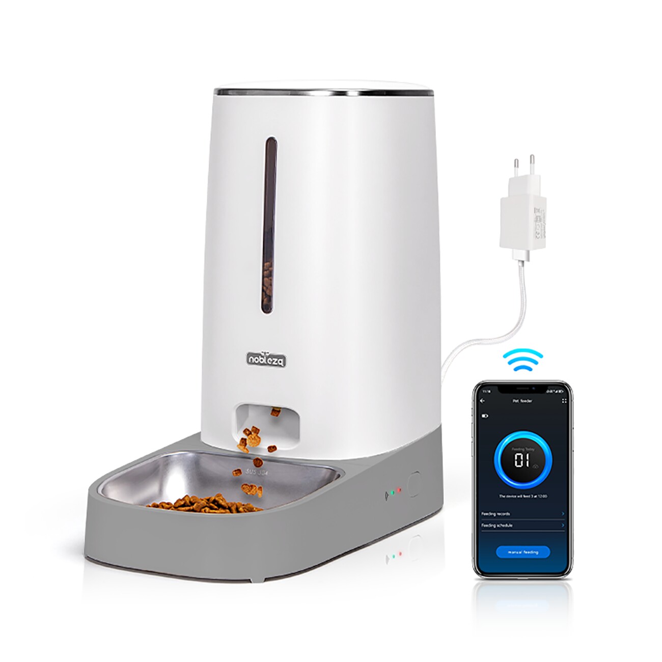 nobleza - Smarter Futterautomat für Hunde & Katzen