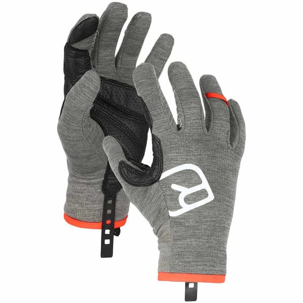 Gant ski de randonnée ORTOVOX FLEECE LIGHT GLOVE M DARK GREY BLEND