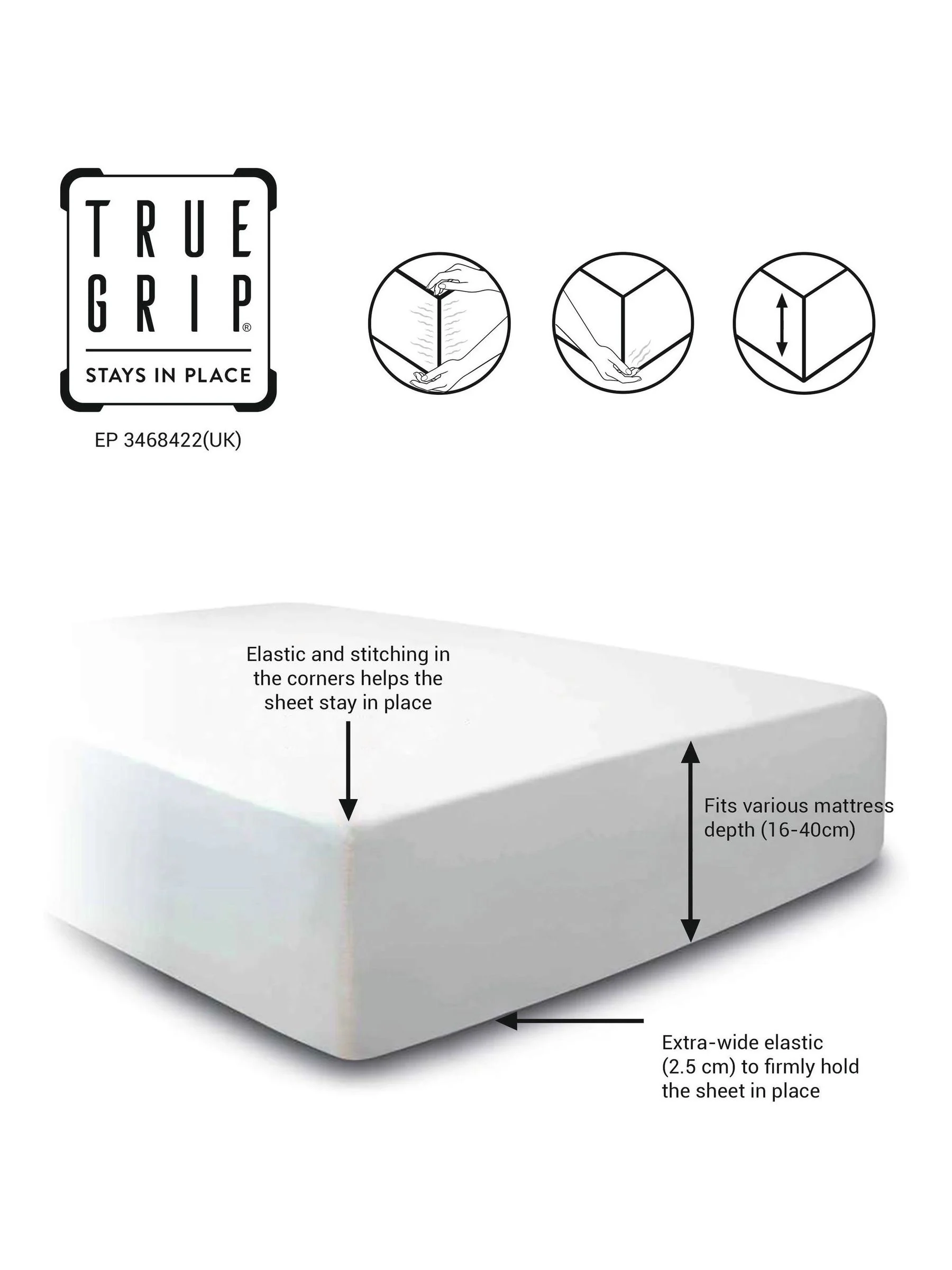 Collection Luxe laken van 300-draads 100% katoen