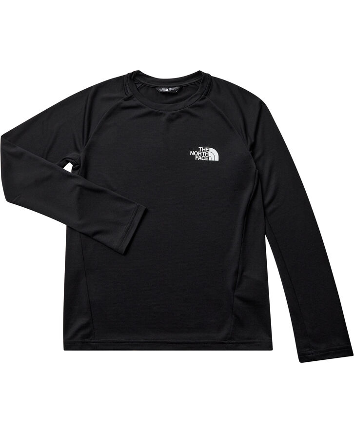 The North Face TEEN NEVER STOP LS TEE TNF BLACK Sort