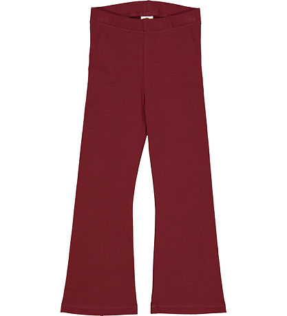 M?Slå Bukser - Cozy Me Sweat FlaRød - Cabernet