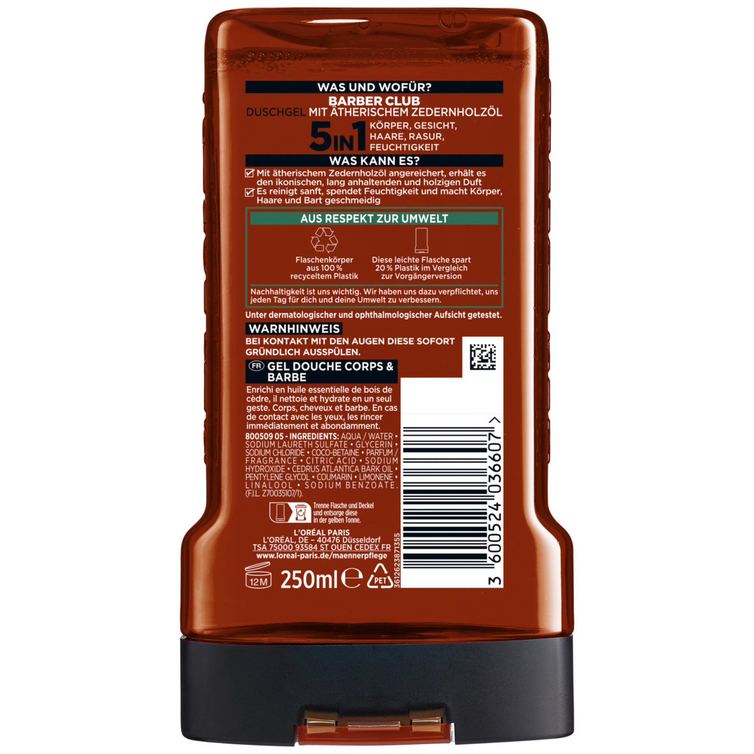 L'Oréal Men Expert Barber Club Duschgel