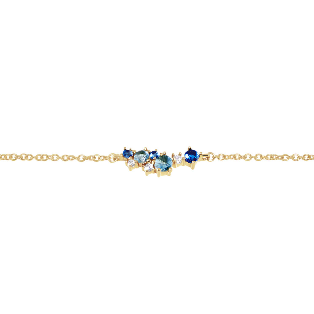 Bracelet More Plaqué Or Pierre Artificielle