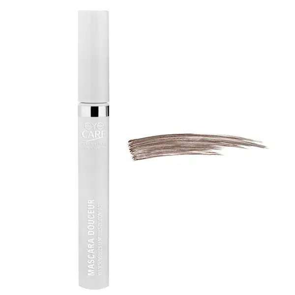 Máscara para olhos Eye Care Cosmetics Suave para olhos sensíveis, marrom quente, 6g