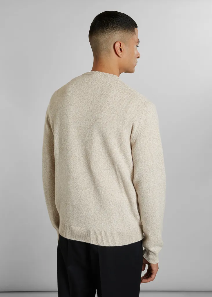 Pull col rond épais mouliné laine Geelong L'Exception Paris