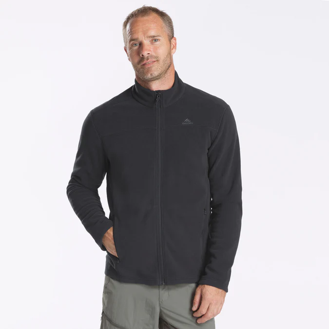 Decathlon Quechua - Casaco de lã polar para caminhadas Quechua MH120 para homem