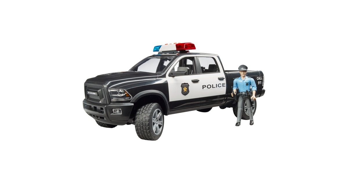 bruderRAM 2500 politie pick-up Modelvoertuig  (02505)