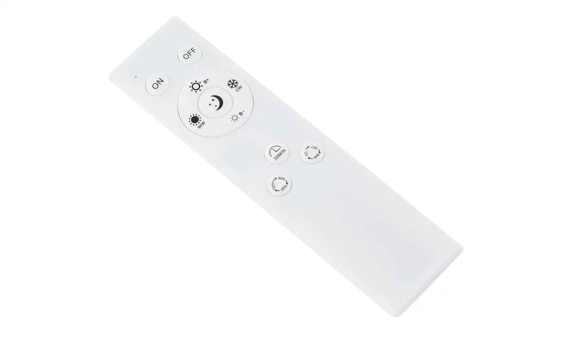 KHG LED-Deckenleuchte, schwarz mit Fernbedienung